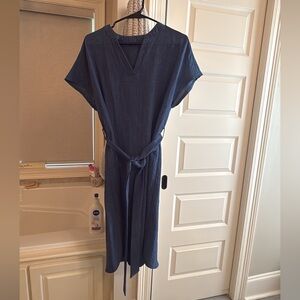 Elegant Navy Blue Dress